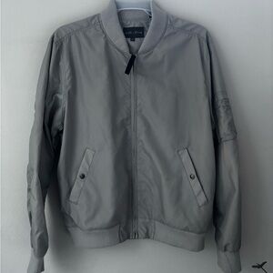 Slate & Stone Light Gray Bomber Jacket